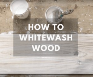 How to Whitewash Wood - The Saw Guy