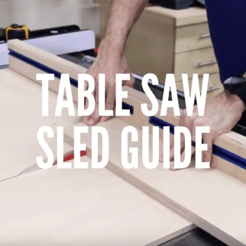 Table Saw Sled - The Saw Guy